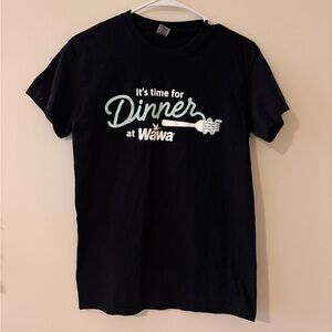 Black Wawa T-Shirt - It's Time for Dinner